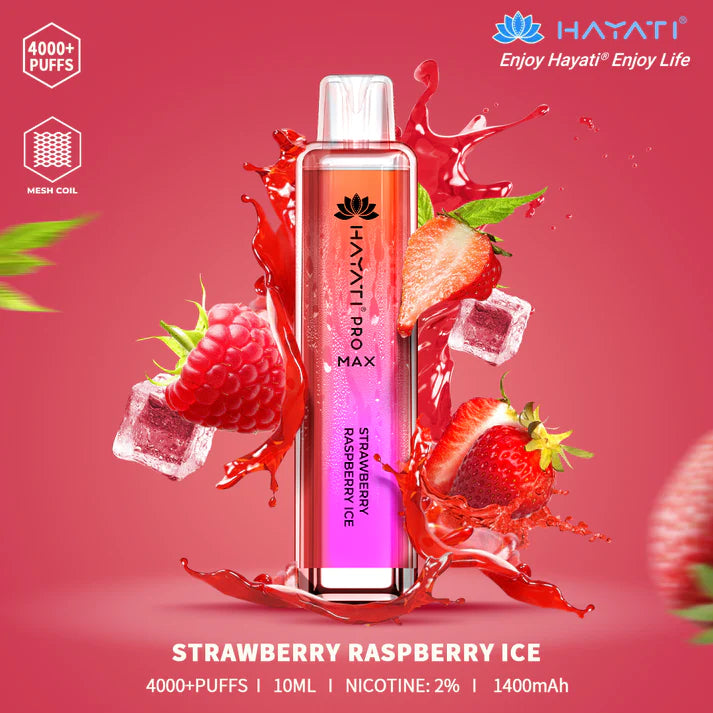 Hayati Pro Max - Strawberry Raspberry Ice